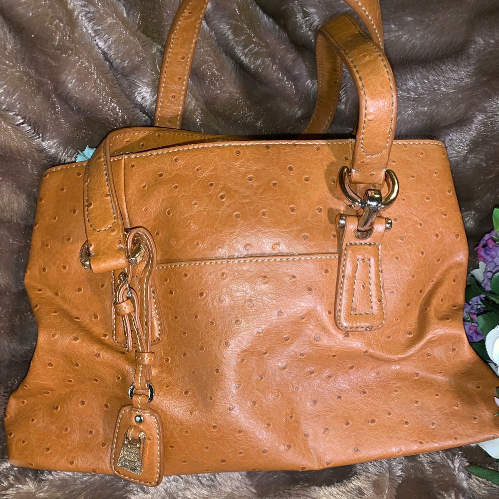 Liz Claiborne faux ostrich purse